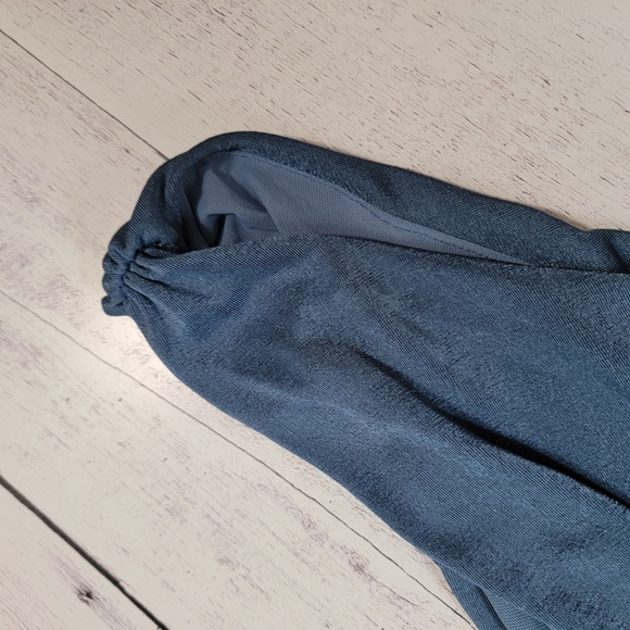 Free People Blue Sleeveless Drape Bodysuit - Picture 6 of 8